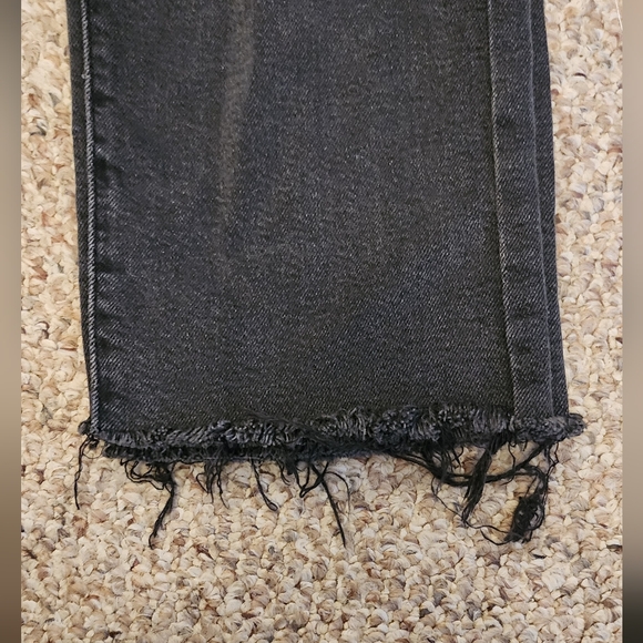 Black Levis Wedgie Distressed Straight Leg, Sz 31 - Picture 7 of 7